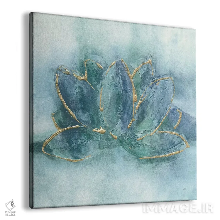 تابلو بودا در نیلوفر آبی اثر کریس پاشکه - نمای پرسپکتیو محصول