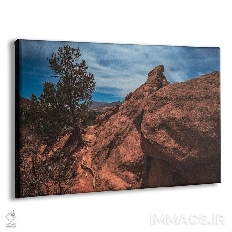 تابلو تشکیلات ماسهسنگی اثر کریستوفر توماس - نمای پرسپکتیو محصول