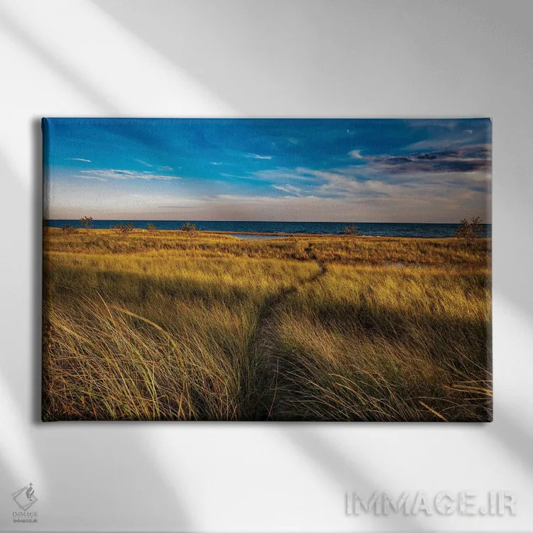 تابلو ساحل هیورن اثر کریستوفر توماس - نمای روبهرو روی دیوار