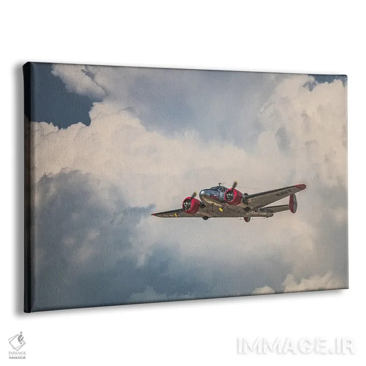 تابلو هواپیمای زیبای سونوران جنگ جهانی دوم اثر کریستوفر توماس - نمای پرسپکتیو محصول