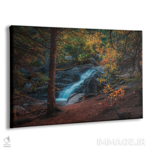 تابلو آبشار ناامیدی در پاییز اثر کریستوفر توماس - نمای پرسپکتیو محصول