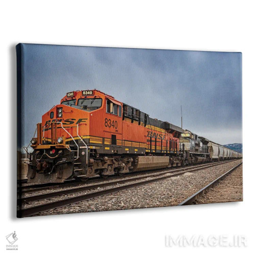 تابلو لوکوموتیوهای بیاناساف در استراحت اثر کریستوفر توماس - نمای پرسپکتیو محصول