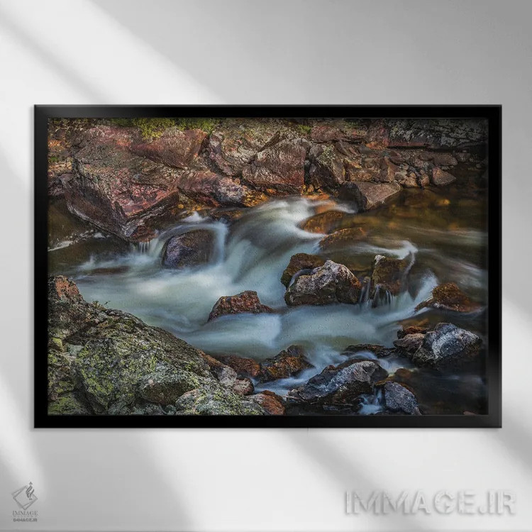 تابلو تنداب جنوبی بزرگ اثر کریستوفر توماس - نمای قابدار مشکی