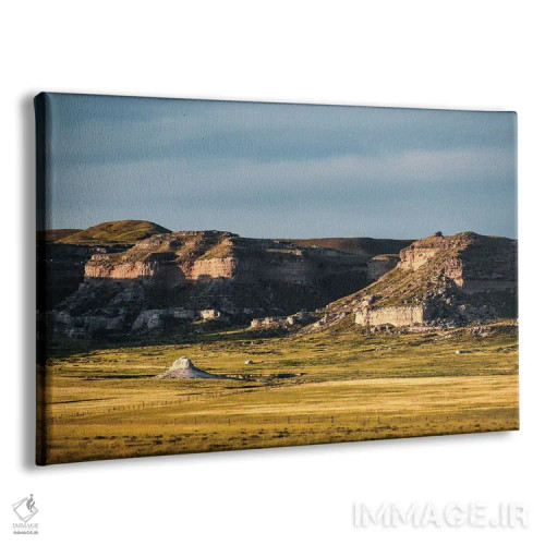 تابلو صخرههای گچی اثر کریستوفر توماس - نمای پرسپکتیو محصول