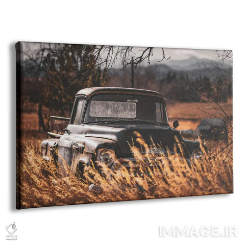 تابلو شورولت قدیمی پدر اثر کریستوفر توماس - نمای پرسپکتیو محصول