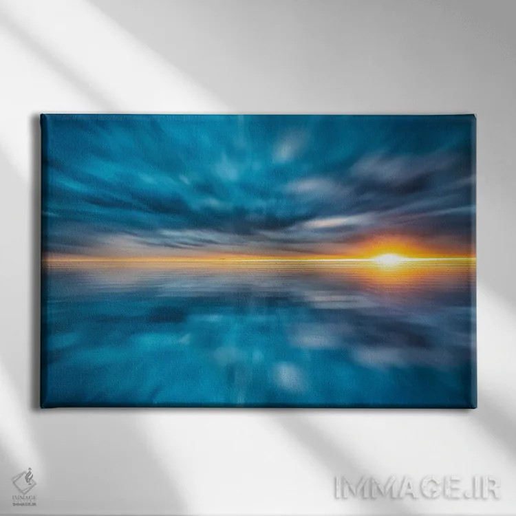 تابلو گردباد عناصر اثر کریستوفر توماس - نمای روبهرو روی دیوار