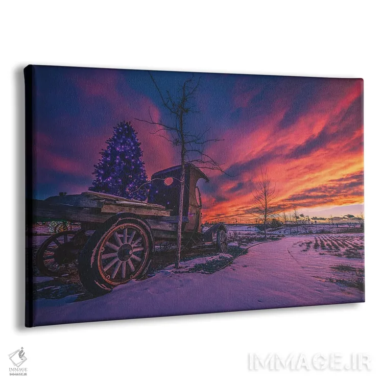 تابلو غروب کامیون فورد جشن اثر کریستوفر توماس - نمای پرسپکتیو محصول