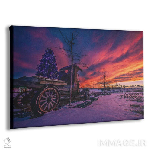 تابلو غروب کامیون فورد جشن اثر کریستوفر توماس - نمای پرسپکتیو محصول