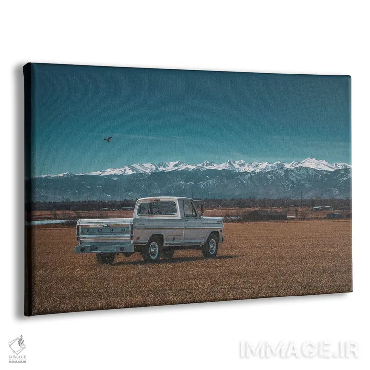 تابلو کامیون مزرعه ناحیه فورنت رِنج اثر کریستوفر توماس - نمای پرسپکتیو محصول