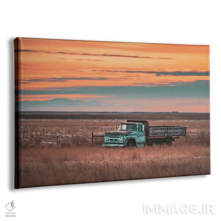 تابلو غروب دشتهای مرتفع اثر کریستوفر توماس - نمای پرسپکتیو محصول