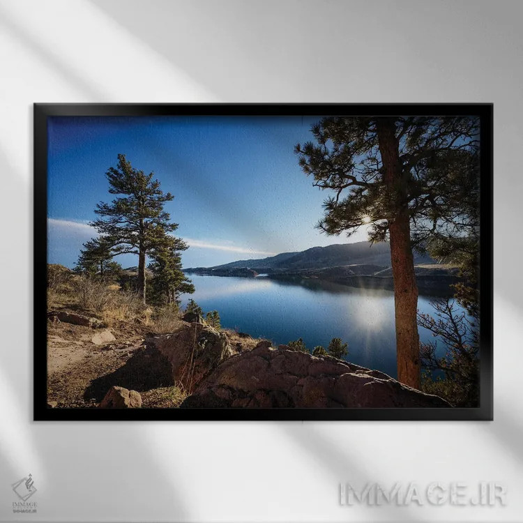 تابلو بعدازظهر هورستوث اثر کریستوفر توماس - نمای قابدار مشکی