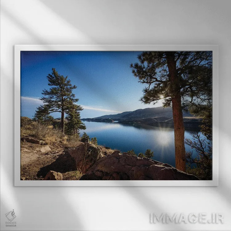 تابلو بعدازظهر هورستوث اثر کریستوفر توماس - نمای قابدار سفید