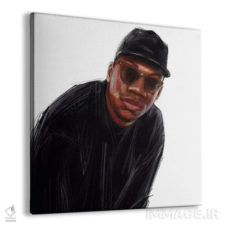 تابلو کیآراس-وان (خواننده رپ) اثر کریستین پانیآگوا - نمای پرسپکتیو محصول