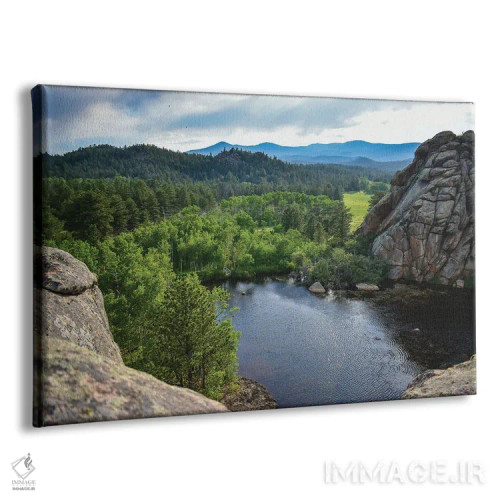 تابلو چشمانداز دریاچهٔ شبح اثر کریستوفر توماس - نمای پرسپکتیو محصول