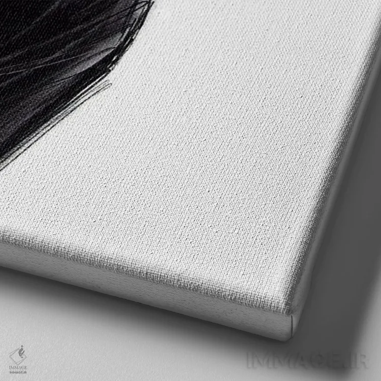 تابلو کیآراس-وان (خواننده رپ) اثر کریستین پانیآگوا - نمای نزدیک بافت بوم