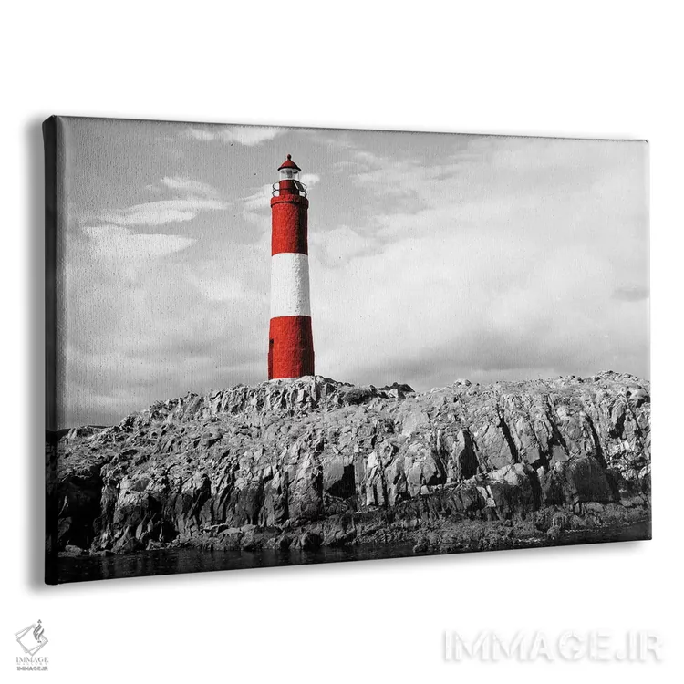 تابلو فانوس دریایی اثر آنا کوپل - نمای پرسپکتیو محصول