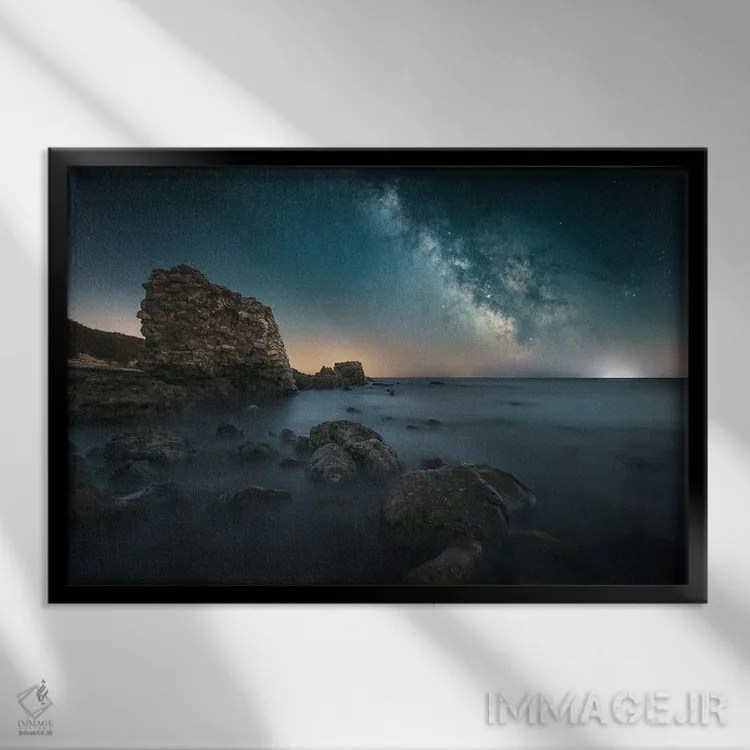 تابلو راهشیری در گمراهی اسپیدلر (نام خاص) اثر چاد پاول - نمای قابدار مشکی