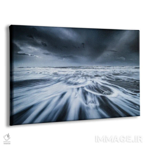 تابلو موج زمستانی اثر چاد پاول - نمای پرسپکتیو محصول