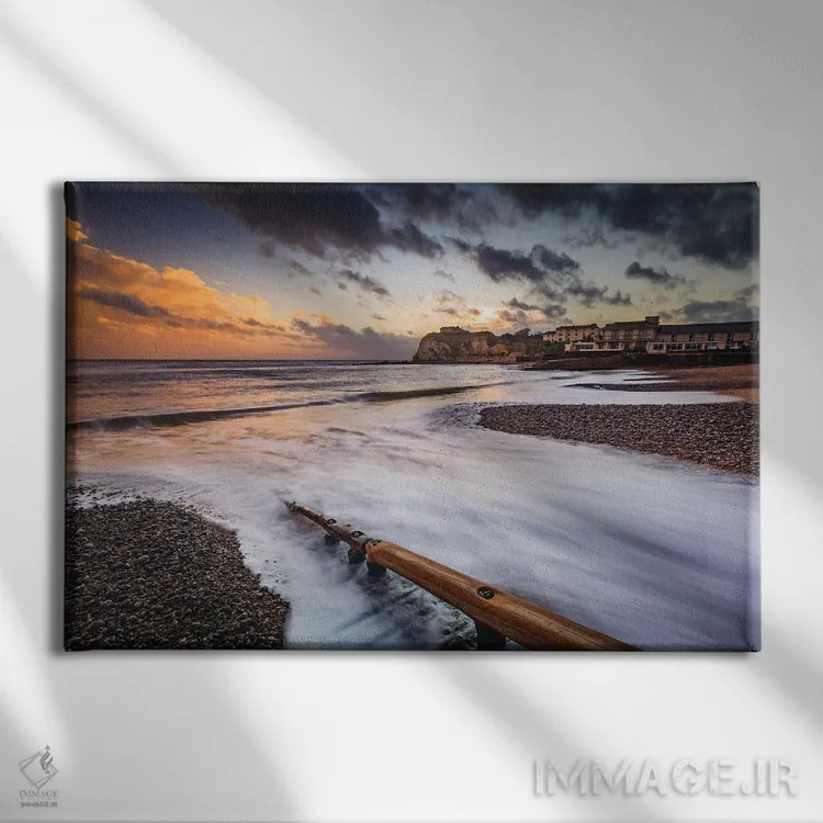 تابلو غروب خلیج آب شیرین (۲) اثر چاد پاول - نمای روبهرو روی دیوار