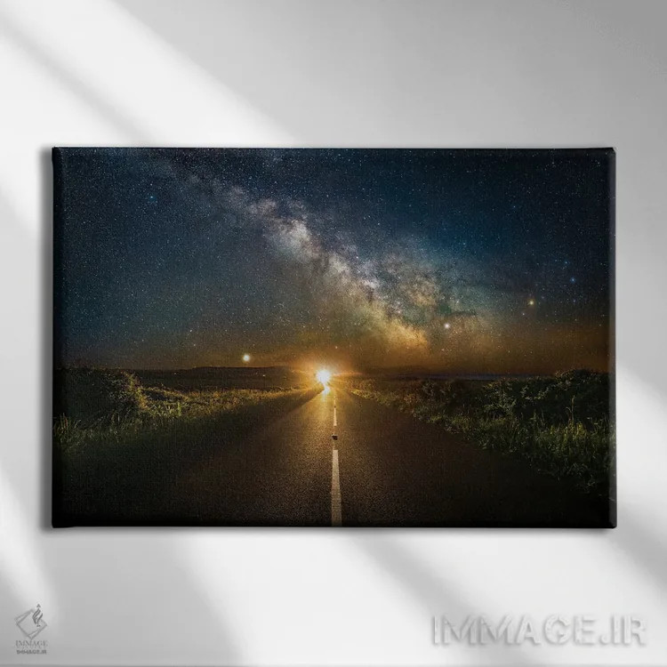 تابلو نور زندگی اثر چاد پاول - نمای روبهرو روی دیوار