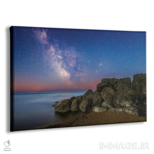 تابلو راه شیری در گرگ و میش اخترشناسی اثر چاد پاول - نمای پرسپکتیو محصول
