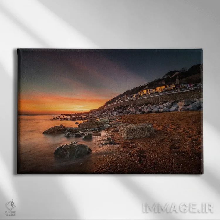 تابلو خلیج ونتنور، مهمانخانه اسپایگلس اثر چاد پاول - نمای روبهرو روی دیوار