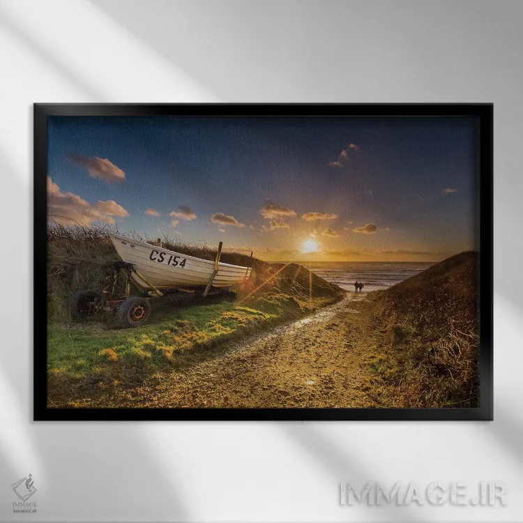 تابلو "با هم" در خلیج بروک اثر چاد پاول - نمای قابدار مشکی