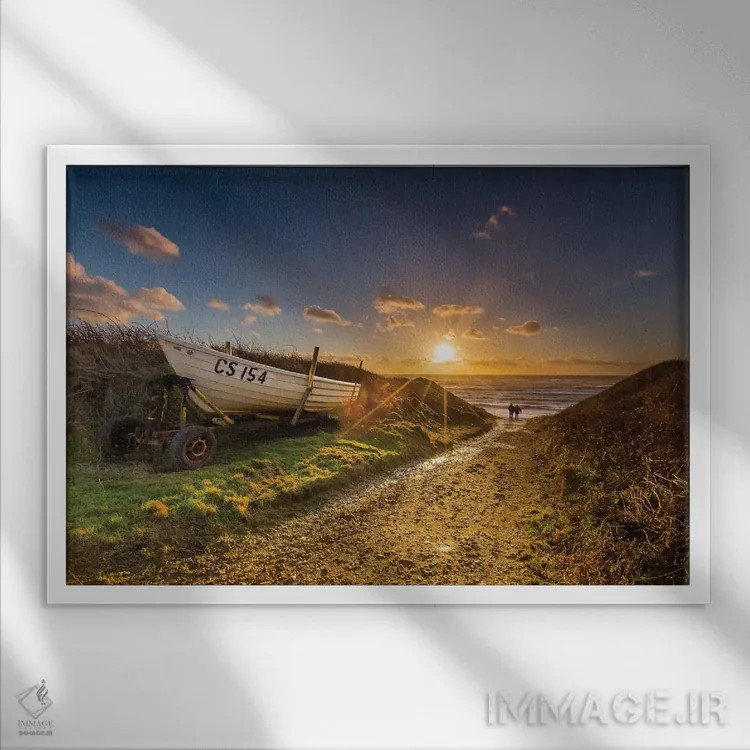 تابلو "با هم" در خلیج بروک اثر چاد پاول - نمای قابدار سفید