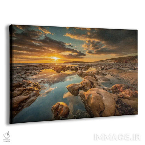 تابلو غروب خلیج کامپتون اثر چاد پاول - نمای پرسپکتیو محصول