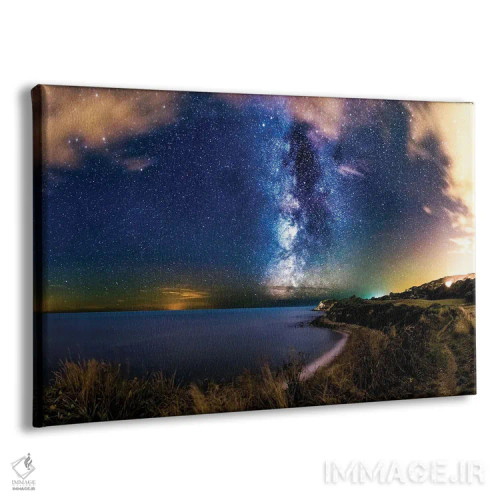 تابلو چراغهای فرانسه برخورد میکنند با راه شیری اثر چاد پاول - نمای پرسپکتیو محصول