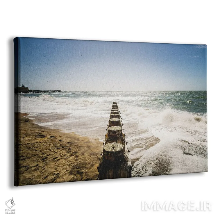 تابلو سنگچین ساحلی ونتنور اثر چاد پاول - نمای پرسپکتیو محصول