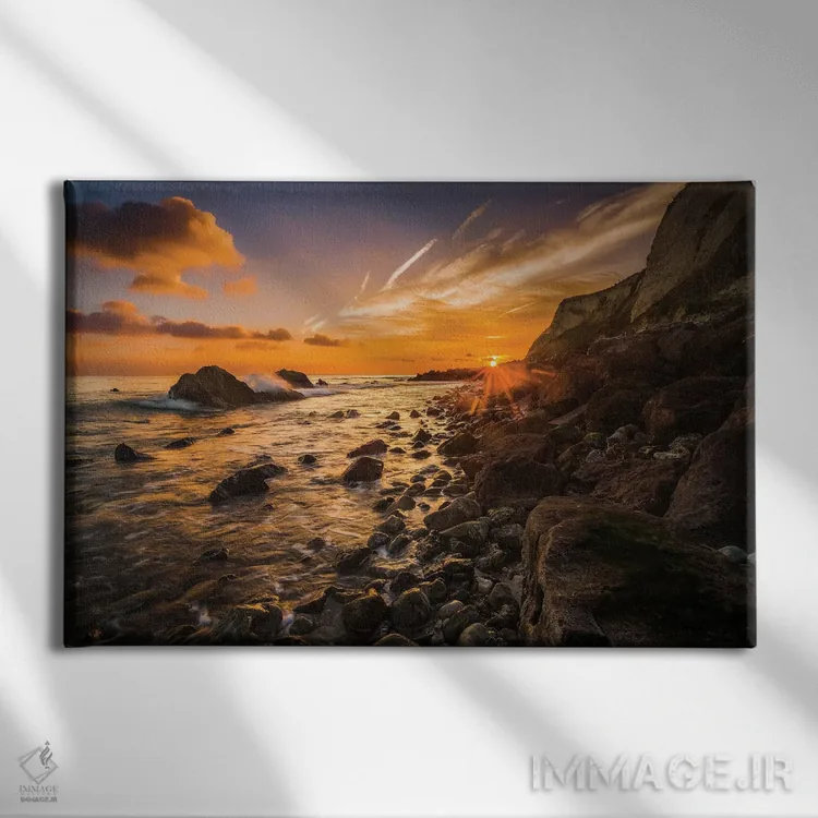 تابلو آرامش شامگاهی اثر چاد پاول - نمای روبهرو روی دیوار