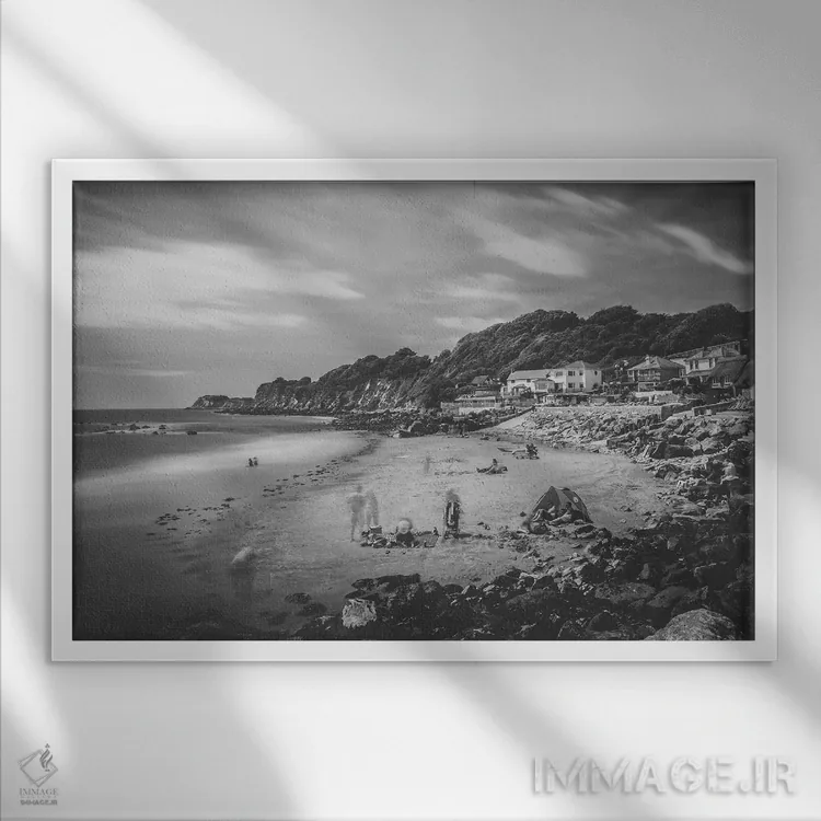 تابلو ارواح خلیج استیهیل اثر چاد پاول - نمای قابدار سفید