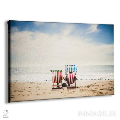 تابلو این زندگیست؛ صندلیهای ساحلی اثر چاد پاول - نمای پرسپکتیو محصول