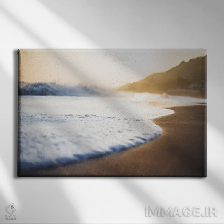 تابلو دریای آتشین اثر چاد پاول - نمای روبهرو روی دیوار