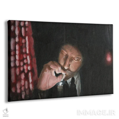 تابلو دیرهنگام اثر شارلوت پی. - نمای پرسپکتیو محصول