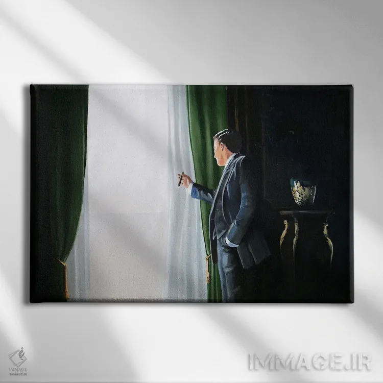 تابلو امید اثر شارلوت پی. - نمای روبهرو روی دیوار