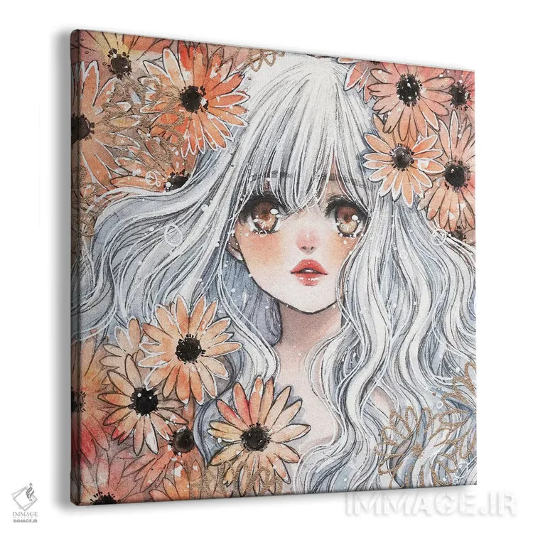 تابلو گل پاییزی اثر چریوکی - نمای پرسپکتیو محصول