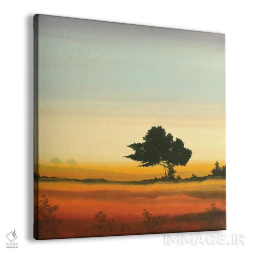 تابلو "درخشش طلایی دو" اثر رابرت شارون - نمای پرسپکتیو محصول