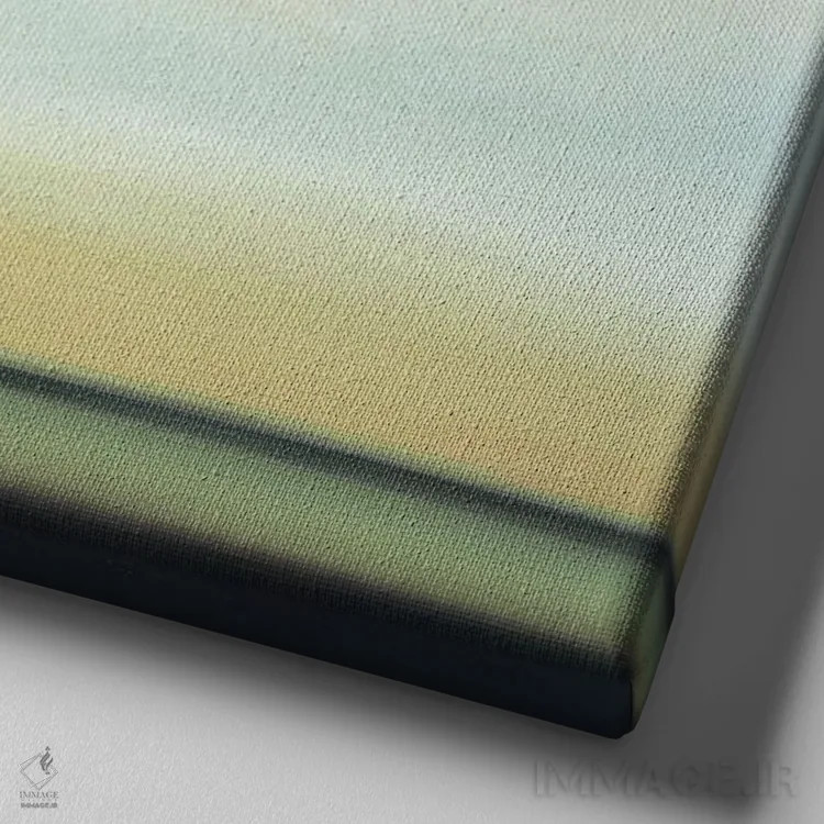 تابلو "درخشندگی دور دو" اثر رابرت شارون - نمای نزدیک بافت بوم