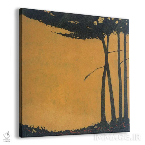 تابلو "منظرهٔ جنگلی یک" اثر رابرت شارون - نمای پرسپکتیو محصول