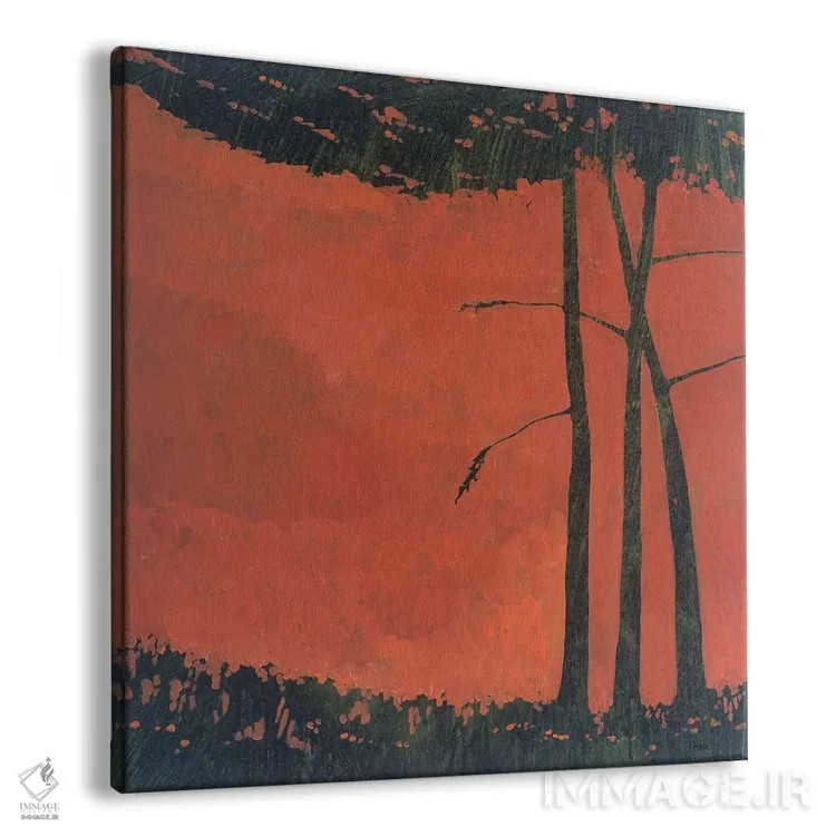 تابلو "منظرهٔ جنگلی دو" اثر رابرت شارون - نمای پرسپکتیو محصول