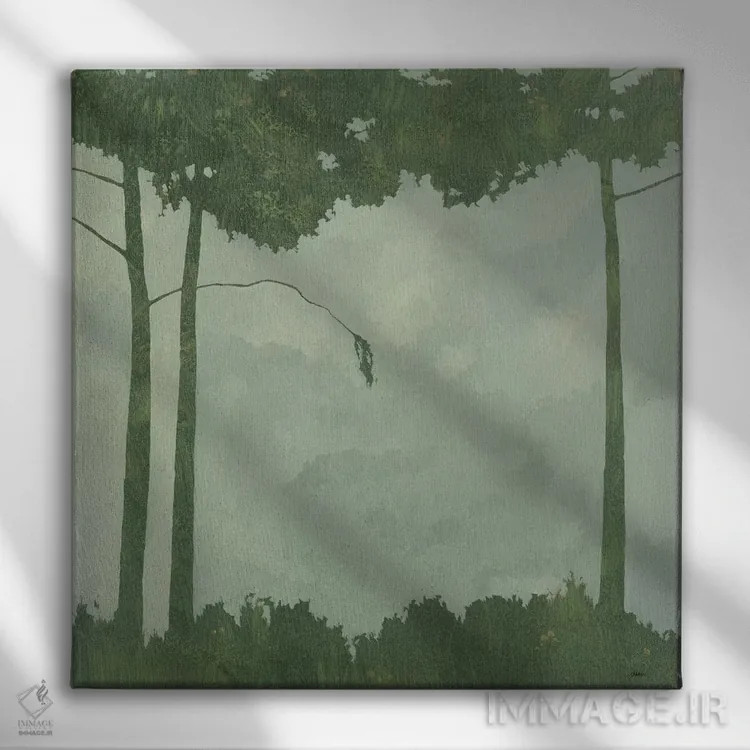 تابلو "بوستان یک" اثر رابرت شارون - نمای روبهرو روی دیوار