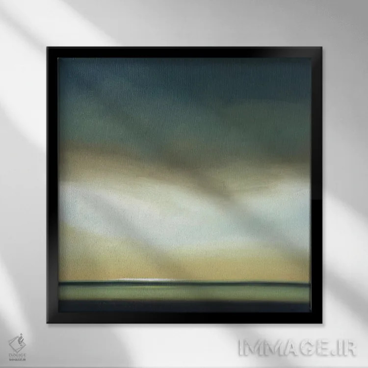 تابلو "درخشندگی دور دو" اثر رابرت شارون - نمای قابدار مشکی