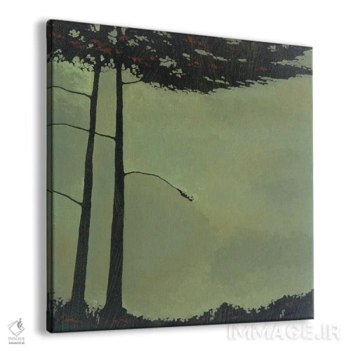 تابلو "منظرهٔ جنگلی چهار" اثر رابرت شارون - نمای پرسپکتیو محصول