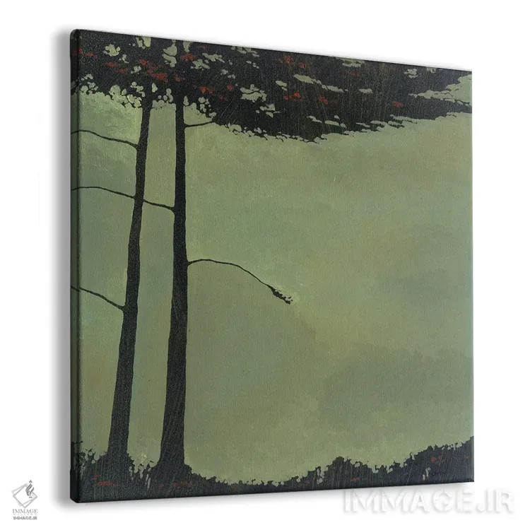 تابلو "منظرهٔ جنگلی چهار" اثر رابرت شارون - نمای پرسپکتیو محصول