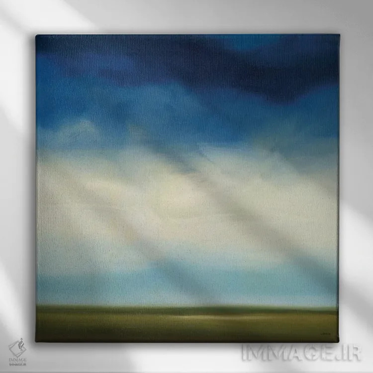 تابلو "نور دور سه" اثر رابرت شارون - نمای روبهرو روی دیوار