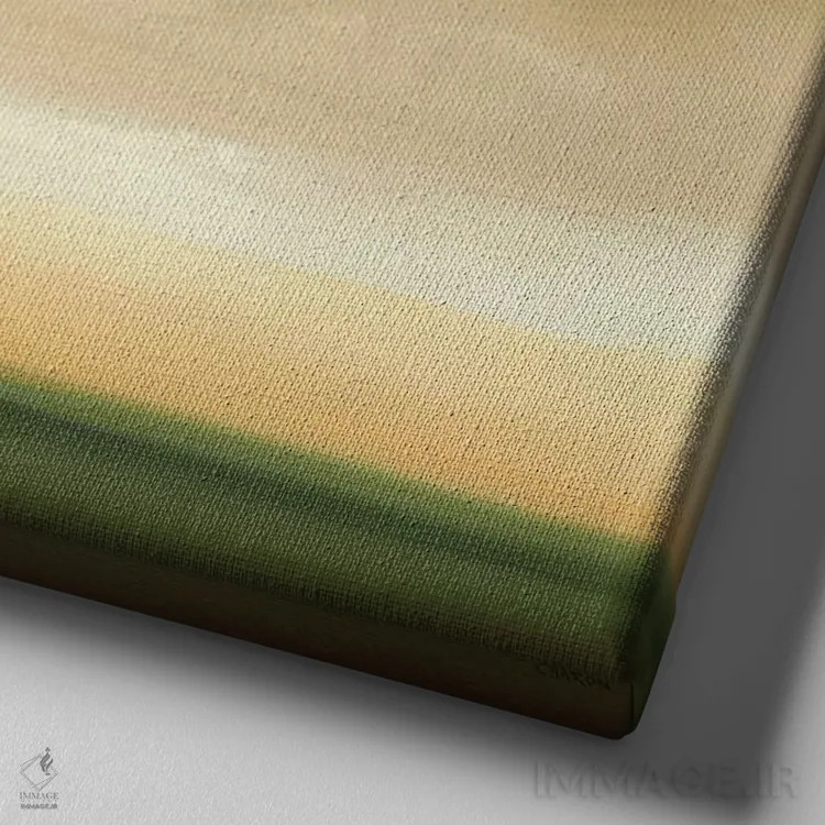 تابلو "نور دور چهار" اثر رابرت شارون - نمای نزدیک بافت بوم