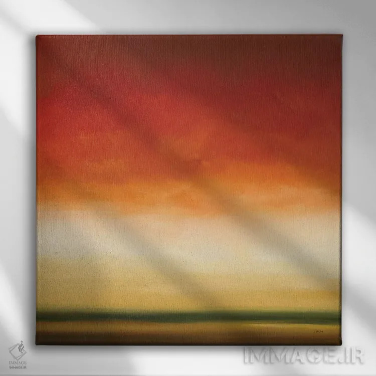 تابلو "نور دور دو" اثر رابرت شارون - نمای روبهرو روی دیوار