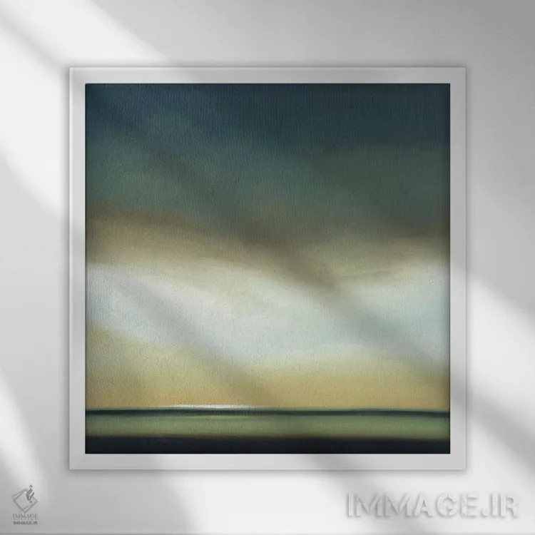 تابلو "درخشندگی دور دو" اثر رابرت شارون - نمای قابدار سفید